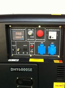 Дизельный генератор HYUNDAI DHY6000SE - фото №2
