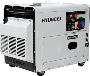 Дизельный генератор HYUNDAI DHY 8000SE-3 - фото №4